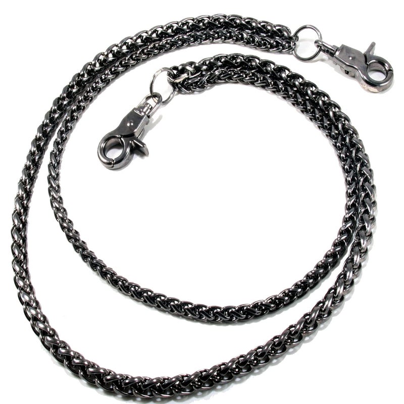 Double K DoubleK 2 Roof Durable Biker Key Jean Wallet Chain (24"/5.6oz) Black CS138 - Image 2